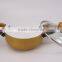 7Pcs Golden Ceramic Coating Non-Stick Cookware Set Aluminum