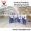 automatic poultry pan feeding system for broiler farm equipment