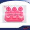 Pudding shape plastic ice-pop mold