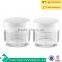 20ml PS Clear Heavy Wall Plastic Jar with White Cap