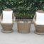 Leisure Rattan Cafe Furniture Garden Coffee Table And Chair