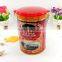 Custom printed metal round shape tea coffee storage tin canister