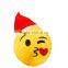 2016 New Christmas Gift Kid Toys Stuffed PP Cotton Plush Christmas Emoji Pillow