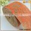 trendy high quality lace pattern jute ribbon