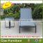 Beach furniture outdoor aluminium frame mesh sun lounger