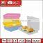 China supplier plastic food server sandwich cake box bread container for storage and carrying