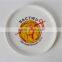 Ceramic Porcelain Round Pizza Plate Coupe Shape Plate