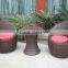FZ-010 Coffee Shop furniture wholesale rattan Cafe Table and Chair