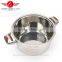 2016 large stainless steel bright color cookware set stainless steel soup pot