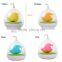 Dimmable Lamp 3d Bird LED Night Light with Rotary Handle and Battery,in Indoors and Outdoors Color Pink