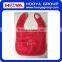Custom embroidery double layers terry towel baby bib with EVA back waterproof