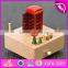 Customize cartoon gifts wooden girls music box W07B050
