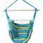 Canvas hanging swing chair hammock swing chair with wooden Stick