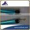 Blue Anodized Aluminium Tarps Pole With Spring Button Lock