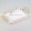 Gold Stainless Steel decorative tray for wedding
