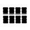 36Pcs Chalk Pen Chalkboard Sticker Labels Vinyl Kitchen Jar Wall Cup Bottle Planner Mirror Decor Decals Tags 5CM 3.5CM Size