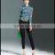 latest western long sleeve lapel print shirt design for women