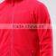 Custom Long Sleeve Funnel Neck Zip Placket Without Hood Red Men's 100% Polyester Casual Regular Fitted Sweatshirt