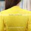 OEM new design slim casual candy office suit women suit 2016