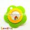 EN71 Approved Rattle Teething Toy Flower Teether Baby Necklace Pandent