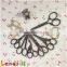 Golden Hollow Pattern Knitting Sewing Thread Scissor Vintage Fancy Scissors