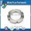 Made in Taiwan Hook Spanner Metric Fine Nylon Insert Round Type Black Phosphate Slotted Steel Round Spanner Nut