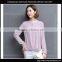 Casual Women Wear Loose Long Sleeve Chiffon Blouses,Wholesale Fashion Polyester Chiffon Women Tops and Blouses