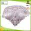 everyday use white color embroidered table cloth