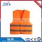 CE safety high light reflective fabric stretch vest