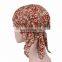 Western Style Full Cotton Printed Pirate Cap Hat Scarf Winter