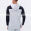 mens colorblock fleece workout full zipper hoodie