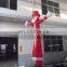 NEW Customized Air Fly Guy Red Santa Tube Man Sigle Leg Inflatable Sky Dancer For Christmas Advertising