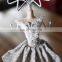 32cm dot fabric wedding gift jewelry earring and necklace Doll dress display
