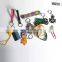 Customized design 3D soft PVC rubber keychain