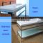 customized hotel bathroom vanity bases of polished chrome stainless steel