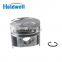 High quality diesel engine parts piston and piston rings