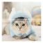 Funny small cat kitten Pet Winter Clothes hoodie Overcoat holiday decor cosplay