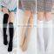 Kids Summer Socks Girl Knee socks Striped Star Solid design patchwork socks 19styles