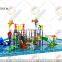 Guangzhou factory kids play set swimming plastic pool water slide