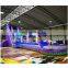 Outdoor Playground Inflatable Slide And Pool For Children Amusement Park