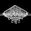 Ceiling Decoration Square Crystal Chandelier Raindrop Round Ceiling Lamp