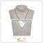 Wholesale women temperamental heart pendant necklace