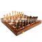 Manufacturer Wholesale High 6.7Cm Silver Copper Metal Chess Board Set Children Educational Chess Game