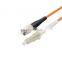 High quality factory price FTTH LC-FClszh pvc 50/125 SX multi/single mode fiber optic jumper Fiber Optic Patch cord Fiber Jumper