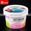 300ml 12oz Ice cream container paper cups with lids