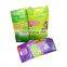 Glossy Mylar Foil Green Blue Purple Packaging Bag For Coffee/dried Fruit/nuts