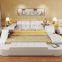 multi-function king size beds massage sofa bed genuine leather beds