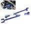 AUSO High Quality Steel Adjustable Suspension Camber Control Arms For BMW 3 Series Blue Red