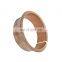 FB090 WB800 Wrapped Flanged Bronze Copper Brass CuSn8P Bearing Bushings
