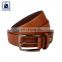 Matching Stitching Buckle Closure Type Modern Design Fashion Designer Men Genuine Leather Belt Manufacturer